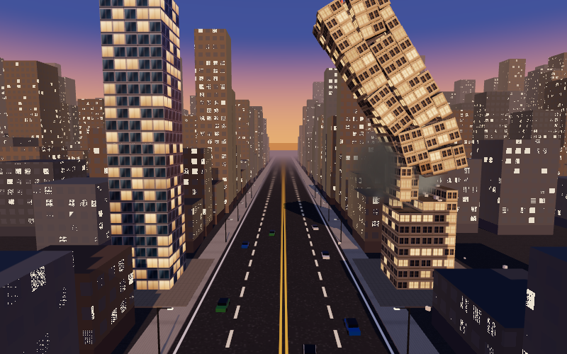 Skyscraper Showdown tower collapse