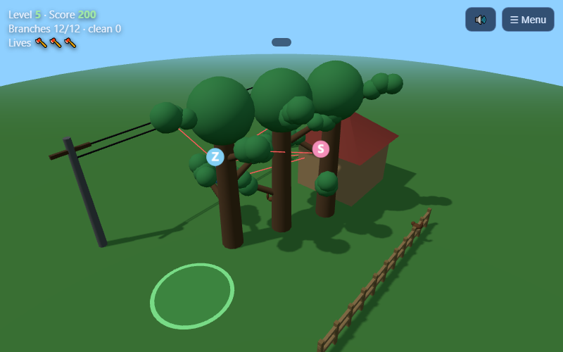 Timber Rope Drop gameplay